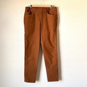 Lululemon Men ABC Slim Fit 5 Pocket Utilitech Pants Sz 31 Copper Brown Trousers